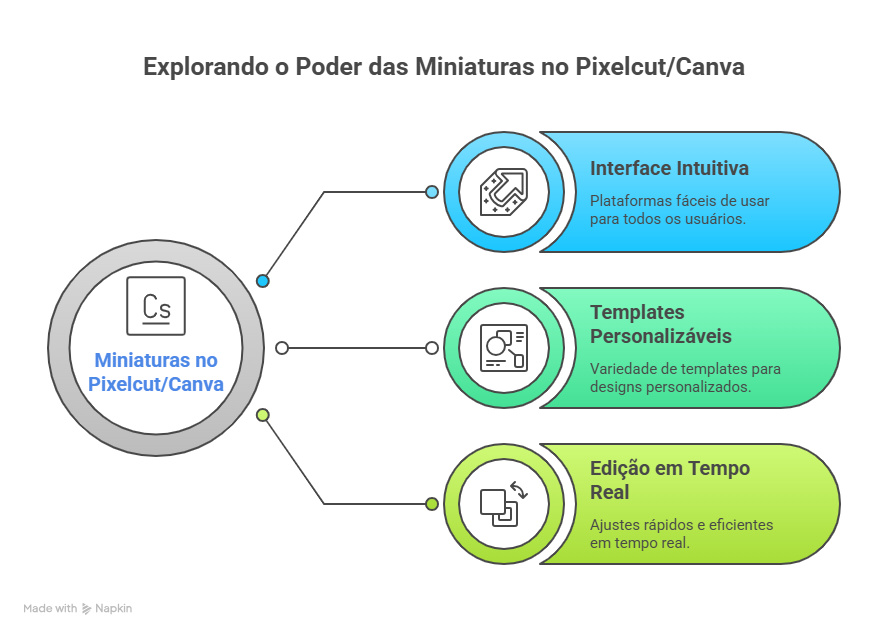 Miniaturas no PixelcutCanva Miniaturas no PixelcutCanva